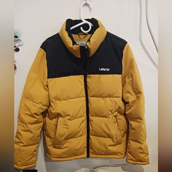LEVI'S Men's Arctic Cloth Retro Bubble Puffer Zip-Up Jacket - Picture 1 of 11